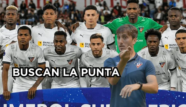 El 11 que pondría Liga Deportiva Universitaria de Quito ante Técnico Universitario.