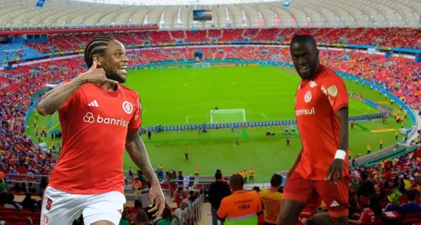 El abrazo que se dieron Enner Valencia y Luiz Adriano