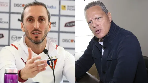 El árbitro Marlon Vera está en el ojo del huracán tras sus errores en el partido entre Liga de Quito vs. 9 de Octubre