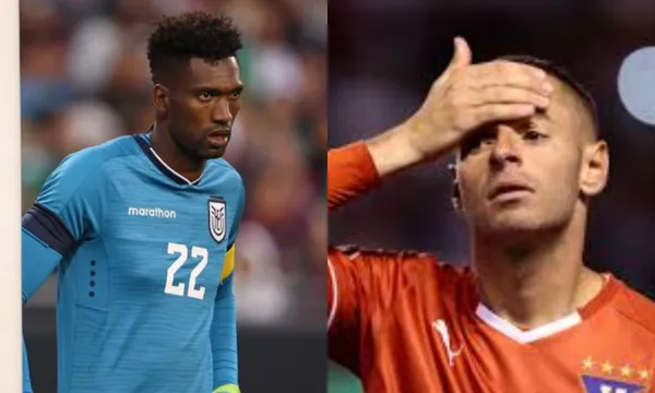 El arquero ecuatoriano le dio una lección a Gabbarini en el partido contra Aucas