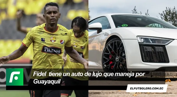 El atacante de Barcelona SC maneja un automóvil deportivo de primera categoría, y lo mostró por su cuenta de Instagram