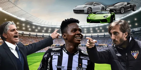 El auto de lujo que maneja Juan Cazares, mientras estaría en negociaciones con LDU y BSC