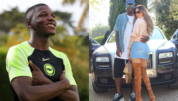 El auto que tiene Felipe Caicedo supera por mucho al de Moi, que tiene una camioneta