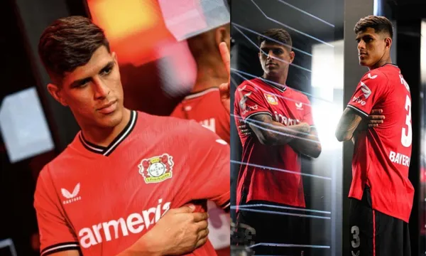 El Bayer Leverkusen presentó su nueva camiseta y como era de esperarse el que la lució fue Piero Hincapié