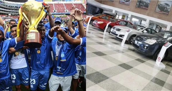 El campeón con Emelec que promociona carros