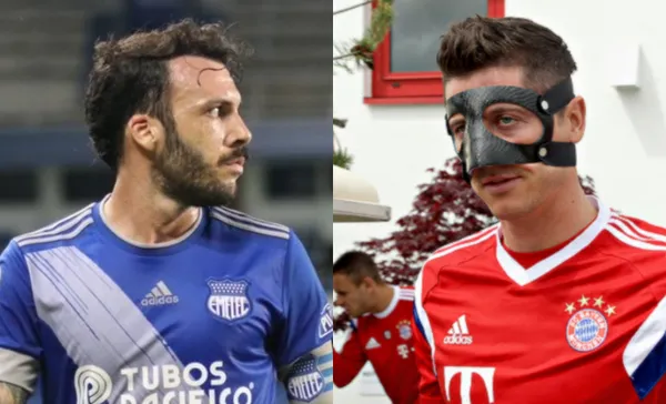 El capitán de Emelec fue baja luego del cabezazo que le propinó Achilier