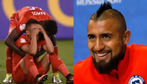 El chileno Arturo Vidal se burló de Perú luego de perder en la repesca contra Australia