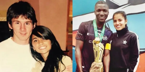 El crack ecuatoriano tiene una historia de amor al puro estilo de Lionel Messi y Antonella Rocuzzo