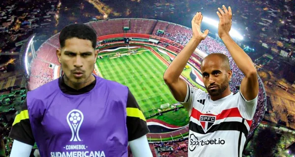 El cruce entre Paolo Guerrero y Lucas Moura