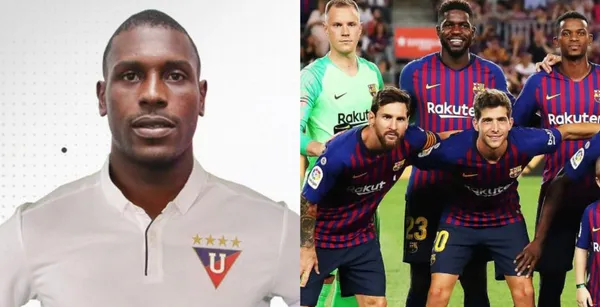 El defensa de Liga de Quito es comparado con este crack del equipo catalán