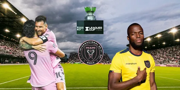 El delantero ecuatoriano no se perdió del festejo y se hizo presente en redes sociales