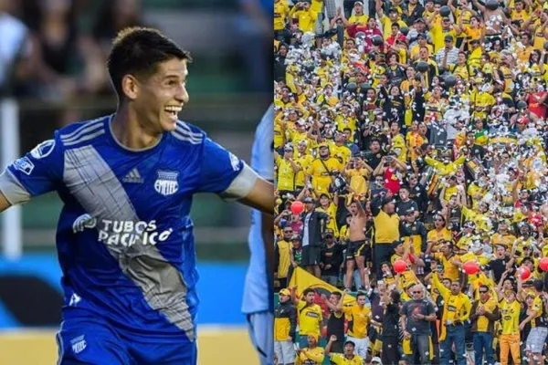 El delantero de Emelec hizo un pedido a la hinchada del cuadro Canario