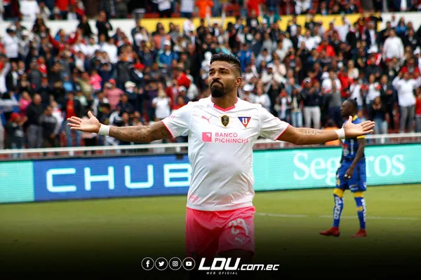 El delantero de LDU podría perderse el resto de torneo