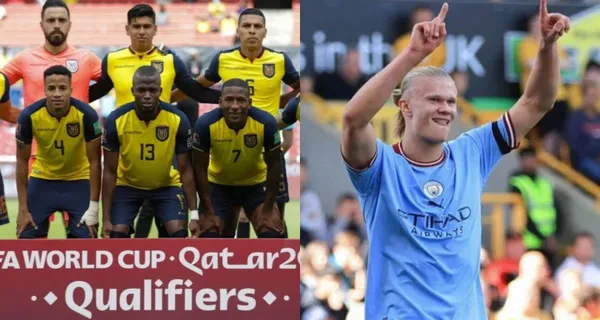 El delantero tiene un potente pegada, así como Erling Haaland, y puede ser una opción para la Selección Ecuatoriana