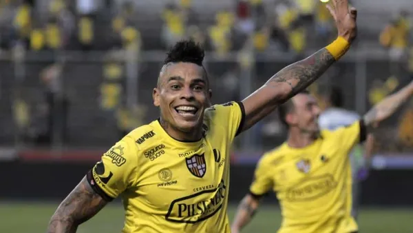 El delantero uruguayo no es un aporte en Barcelona SC