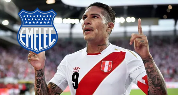 El depredador Paolo Guerrero tenía todo para jugar en Emelec