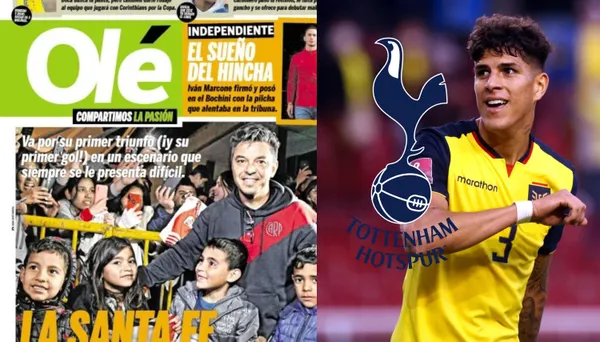 El Diario Olé de Argentino habló del posible futuro de Piero Hincapié en el Tottenham