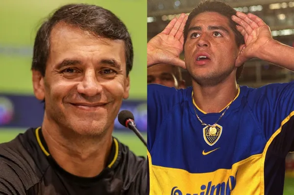 El director técnico de Barcelona SC mostró su emoción tras el gol del "Pony"