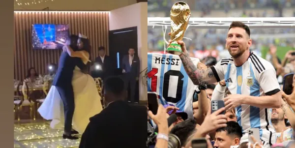 El ecuatoriano aprovechó el momento para casarse