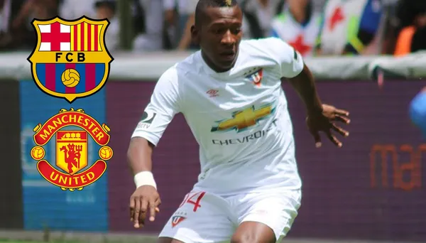 El ecuatoriano está en carpeta de varios equipos como FC Barcelona y Manchester Uniter. LDU saldría beneficiada por obtener dinero de derechos de formación