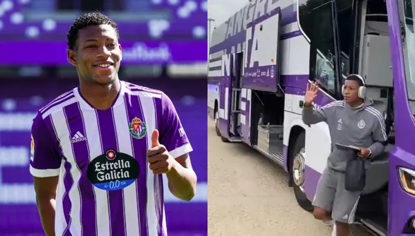 El ecuatoriano fue recibido por los aficionados del Real Valladolid y se llevó las ovaciones
