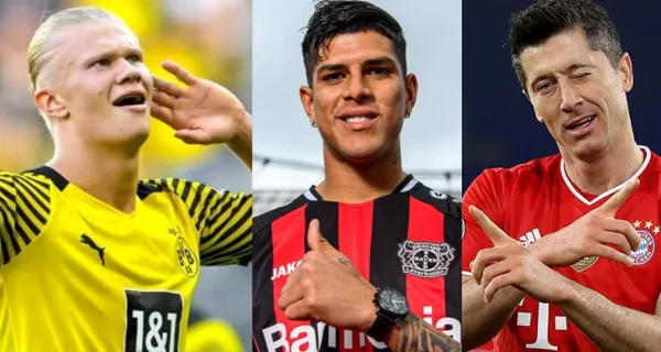 El ecuatoriano Piero Hincapié habló sobre su rivalidad con Erling Halland y Robert Lewandoski