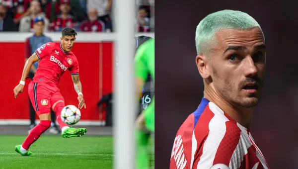 El ecuatoriano Piero Hincapié jugó un partido de 10 puntos y anuló al francés Griezmann