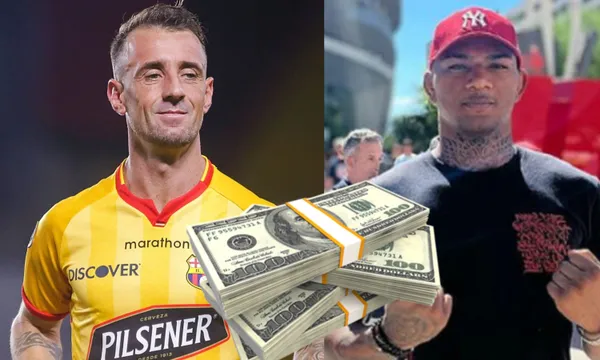 El ecuatoriano que compite en la UFC gana mucho menos que Damián Díaz el jugador del ídolo