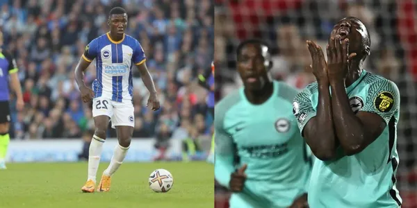 El ecuatoriano recibió varias faltas a lo largo del partido, en ocasiones preocupó que lo vayan a lesionar