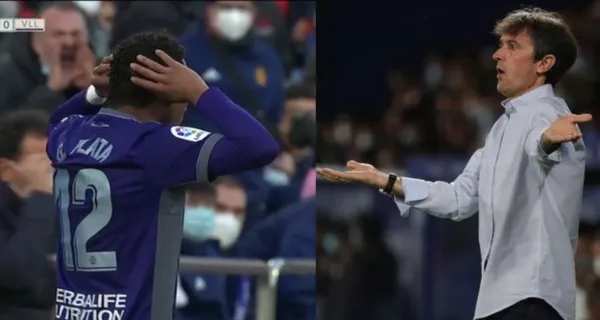 El ecuatoriano salió expulsado cuando se jugaban 84 minutos del partido y el técnico habló en rueda de prensa