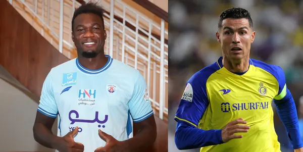 El ecuatoriano se enfrentó a Cristiano Ronaldo en la liga Árabe