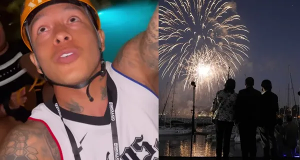 El ecuatoriano no se vistió de gala, ni asistió a fiestas, prefirió ir a una exótica cueva