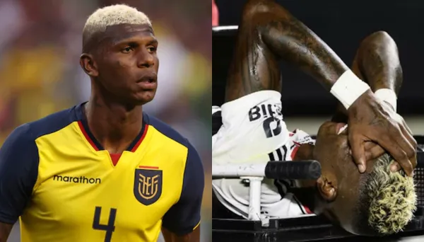 El ecuatoriano sufrió una fuerte lesión en Brasil y podría perderse el Mundial