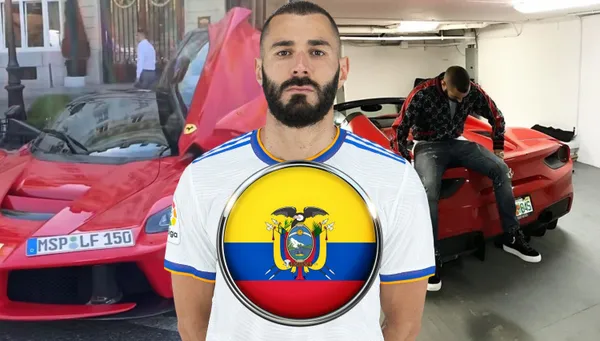 El ecuatoriano tenía un Ferrari, uno de los vehículos más exclusivos del mercado