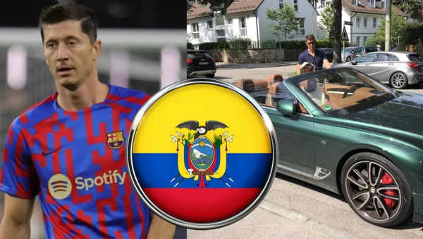 El ecuatoriano tiene un auto de lujo y recientemente lo subió en redes sociales