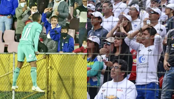 El enganche de Liga de Quito, no dedicó el gol a la hinchada, como se pensaba, fue para alguien más