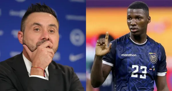 El entrador del Brighton decidió hablar como un padre a Moisés Caicedo