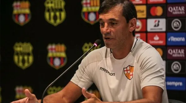 El entrenador de Barcelona SC está al tanto de la nueva fecha del torneo y que se jugará sin público