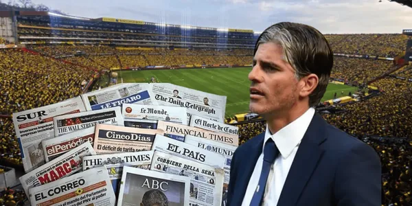 El entrenador de Barcelona SC fue criticado por medios internacionales