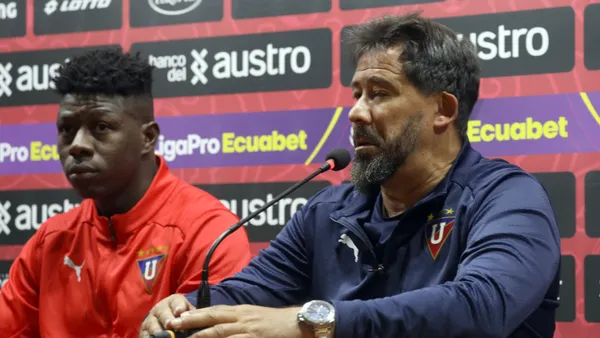 El entrenador de Liga de Quito mencionó que la causó sorpresa que Contreras haya validado el tanto