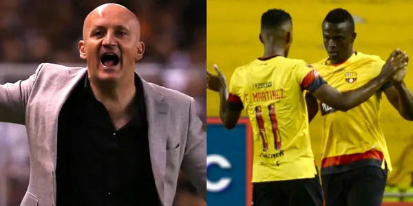 El entrenador de LDU compareció en rueda de prensa donde recalcó la seguidilla de partidos que ha tenido en estas semanas