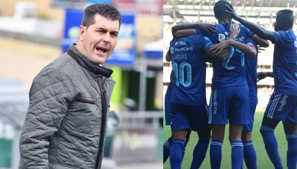 El equipo 'eléctrico' tuvo que afrontar el partido frente a Aucas con jugador menos desde los primeros minutos y Rescalvo tomó una decisión polémica