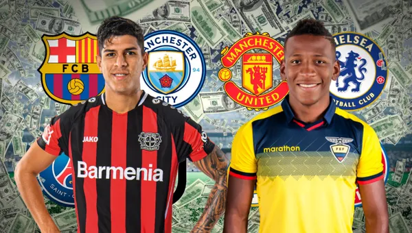 El equipo está tras los pasos de Pervis Estupiñán y Piero Hincapié, pero deberá desembolsar una fuerte suma de dinero