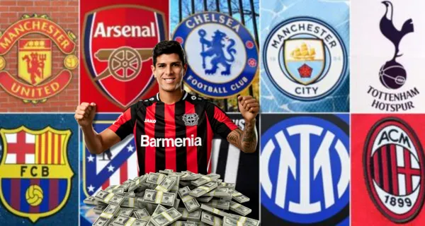 El equipo tiene millones suficientes como para ir a la carga por Piero Hincapié, que lo seguía desde hace tiempo atrás en Bayer Leverkusen