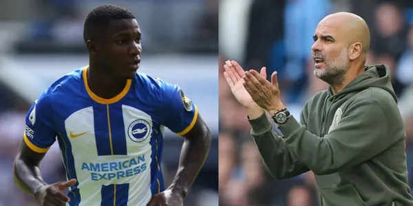 El español Pep Guardiola habló luego del partido con el Brighton