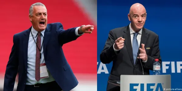 El estratega argentino demostró su molestia por el cambio de la FIFA