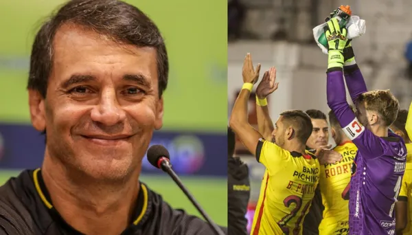 El estratega argentino habló de como le va a Barcelona en la Liga Pro y sorprendió con lo que dijo