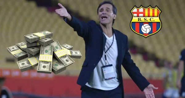 El estratega argentino en lo que lleva en Barcelona SC le hizo ganar millones de dólares solo en la Libertadores