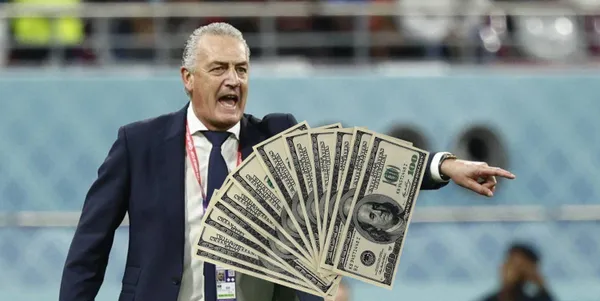 El estratega argentino recibió una verdadera fortuna de parte de la FEF