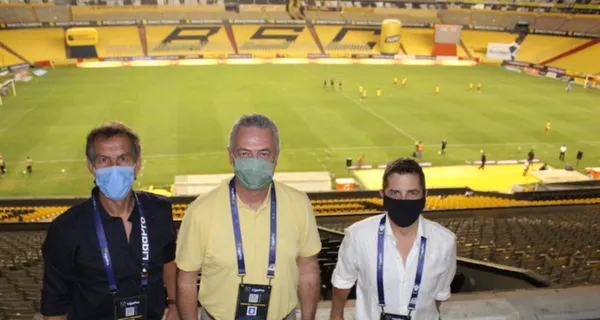 El estratega argentino en rueda de prensa habló de la diferencia de jugar en el Monumental y jugar el estadio Rodrigo Paz Delgado